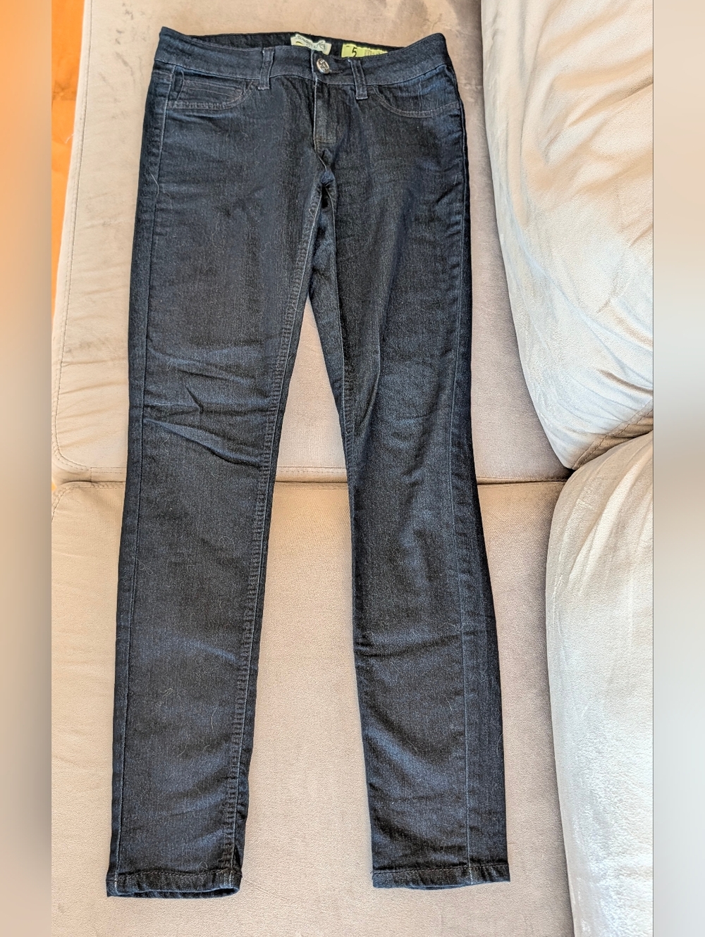 Indigo Rein Women's Navy Blue Skinny Jeans Size 5